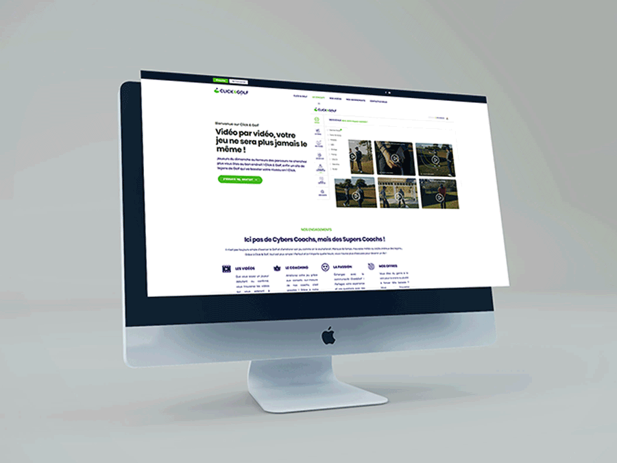 Site web Click & Golf