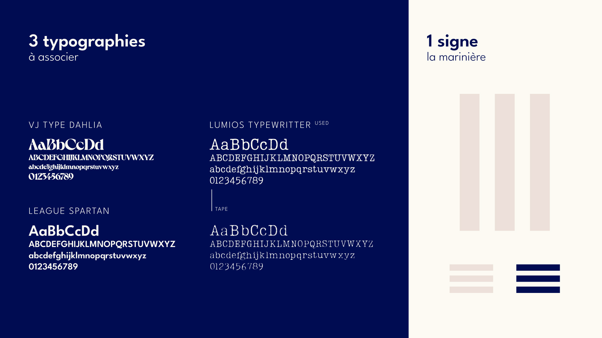 Charte graphique Rive Bleue I by PAOMA® Agence de marketing Digitale