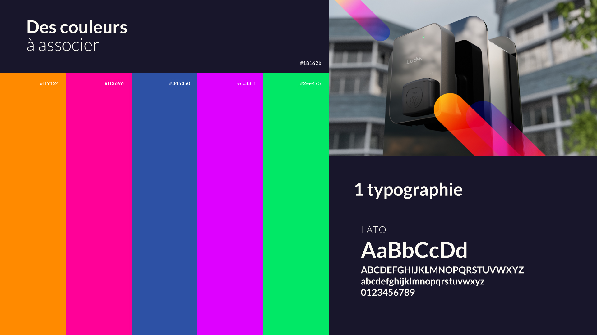 Charte graphique Lodmi I by PAOMA® Agence de marketing Digitale