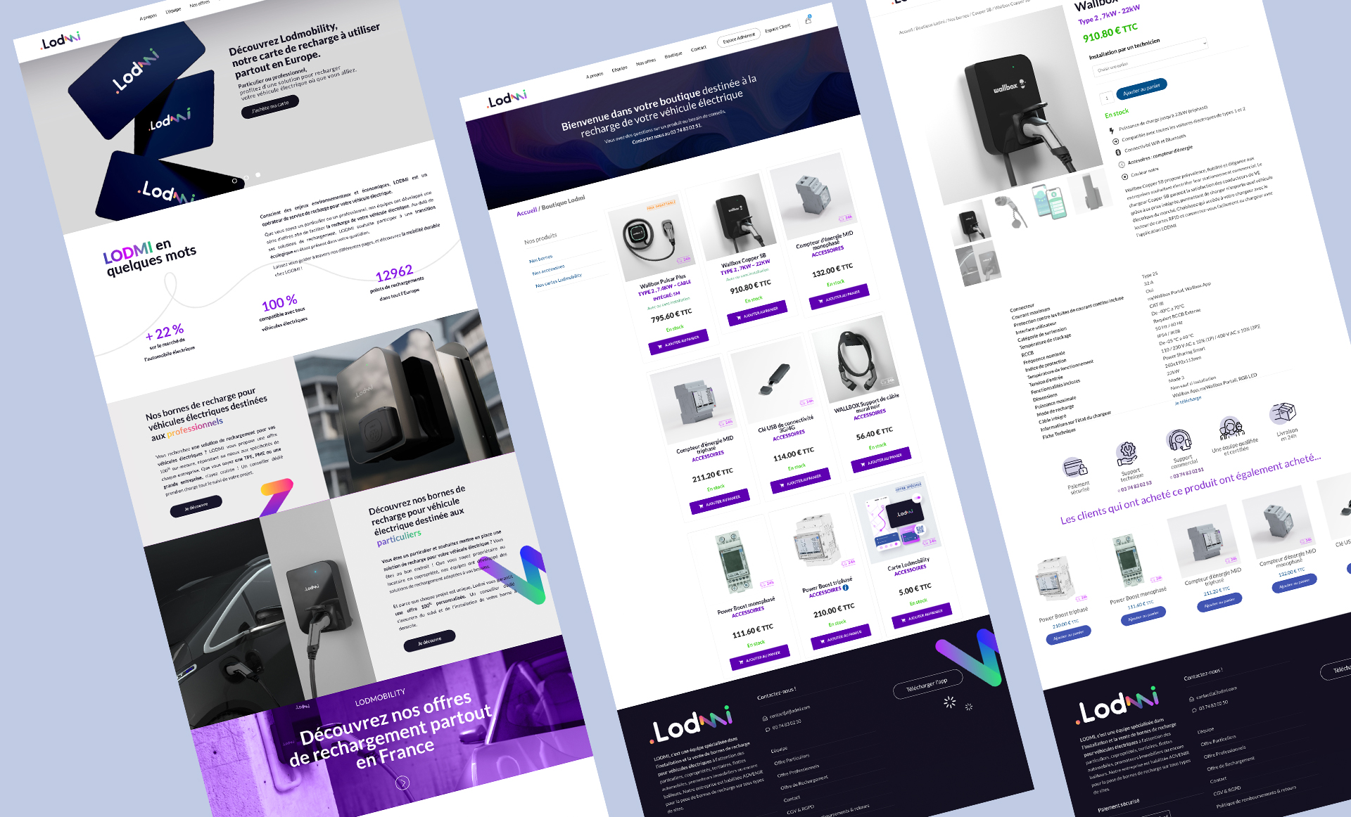 Site & E-shop Lodmi I by PAOMA® Agence de marketing Digitale